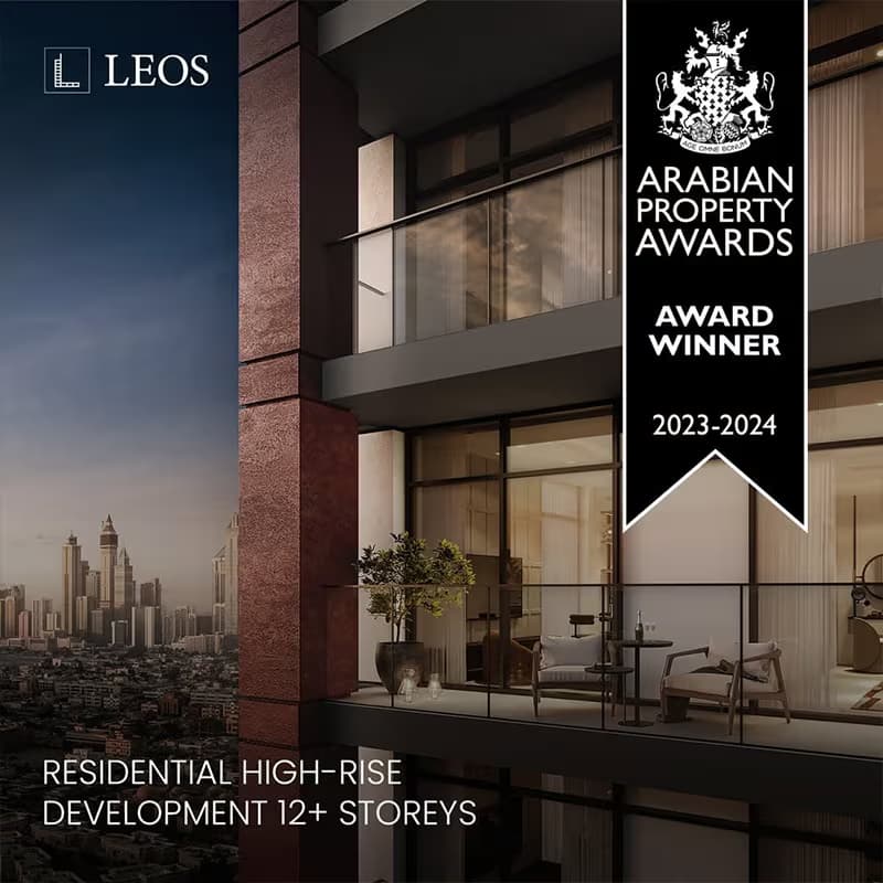 Award-winner campaign creative for LEOS Developments set over a residential high-rise